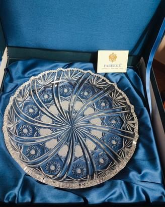 Piatto in cristallo Fabergé - Diametro 30 cm