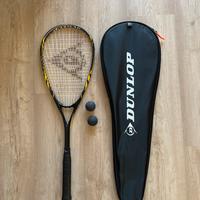 Racchetta squash Dunlop originale + palline