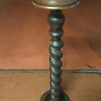 Colonna in legno a torciglione, 1 mt., cm. 30 base