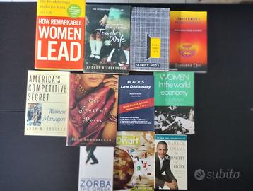 11 libri in lingua inglese.