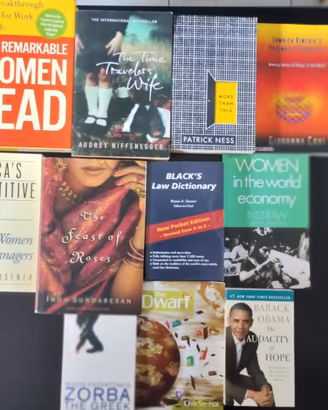 11 libri in lingua inglese.