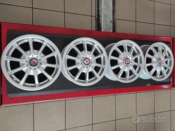 KIT 4 CERCHI 14" CROMODORA CD380 6JX14 ET38