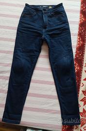 Pantaloni moto da donna Jeggings Evo Blu scuro STU