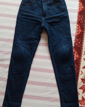 Pantaloni moto da donna Jeggings Evo Blu scuro STU