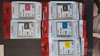 Set cartucce inchiostro Plotter CANON