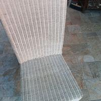 6 sedie in midollino