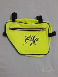 Borsa da Telaio Bicicletta Colore Giallo Fluo