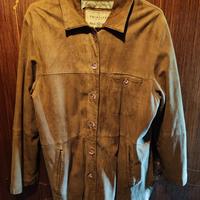 Giacca vera pelle morbida scamosciata  "Privilegi"