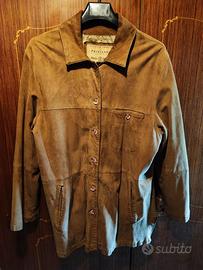 Giacca vera pelle morbida scamosciata  "Privilegi"