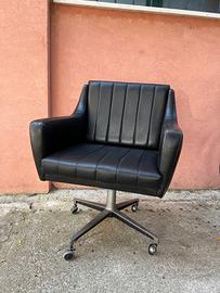 Poltrona vintage su ruote – design anni '70