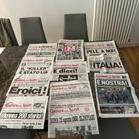 Giornali edizione speciale Corriere dello Sport