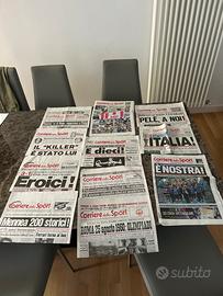 Giornali edizione speciale Corriere dello Sport