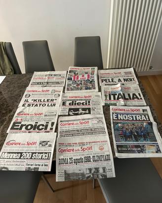 Giornali edizione speciale Corriere dello Sport