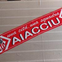 Sciarpa calcio Ajaccio anni 90