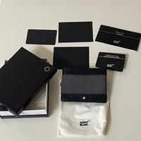 Portafoglio Montblanc pelle e stoffa da uomo