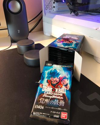 Dragon ball fusion world fb01 jap pacchetti booste