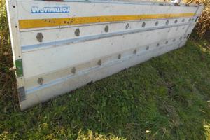 Sponde in alluminio per rimorchio