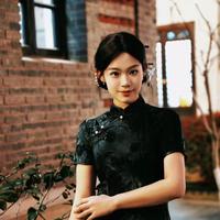 Qipao cinese elastico stile orientale