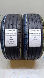 2 GOMME 195 45 16 CONTINENTAL RIF4307