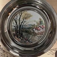 Soprammobile piattino oroten vintage