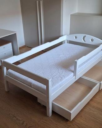Letto con sponde 80x160 cm