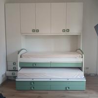 cameretta ragazzi 2 letti 