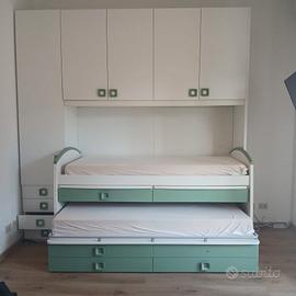 cameretta ragazzi 2 letti 