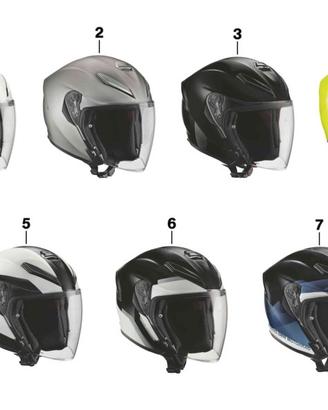 Casco Sao Paulo ECE Rock nelle taglie 59/60 - 63/6