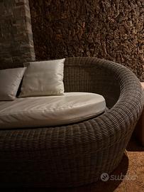 DIVANO IN RATTAN