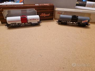 Luliput H0 Coppia Di Carri Cisterna 4 Assi OVP Rif