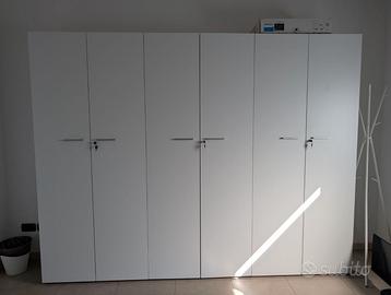 Armadio per ufficio con 6 ante