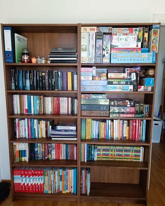 2 librerie Billy Ikea - Colore Noce