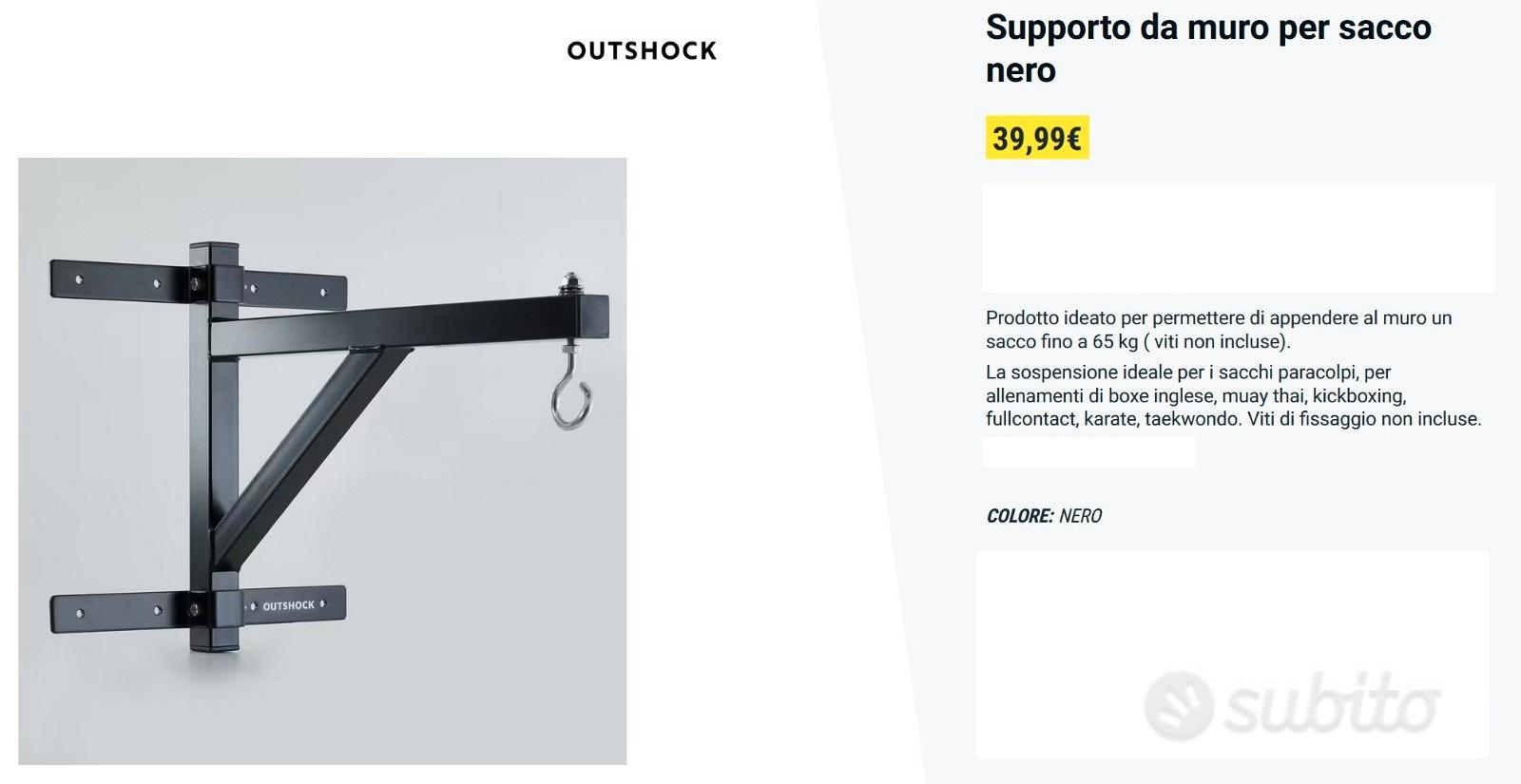 Supporto da muro per sacco nero OUTSHOCK