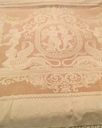 Coperta/Copriletto/tenda vintage sfilato siciliano
