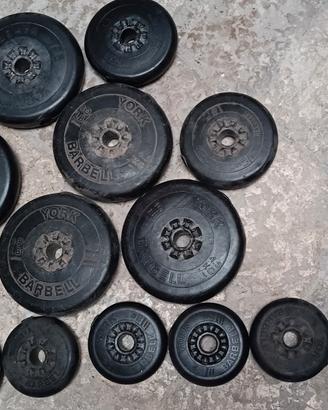 Set dischi York Barbell – 40 kg totali