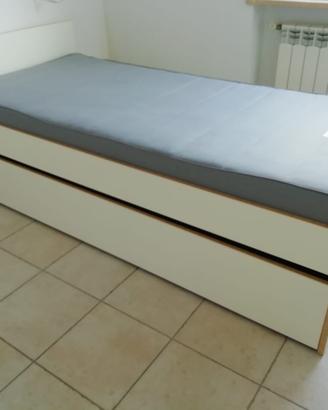 Letto Ikea con cassettone estraibie/secondo letto
