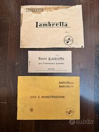 Libretto uso e manutenzione lambretta