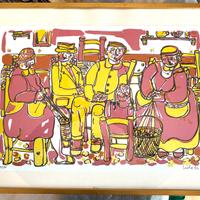 Serigrafia “ la famigliola “
