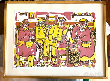 Serigrafia “ la famigliola “