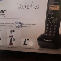 Telefono wireless marca Panasonic, nuovo mai usato