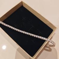 bracciale tennis diamanti  moissanite 