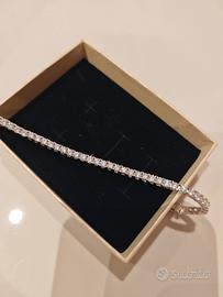 bracciale tennis diamanti  moissanite 