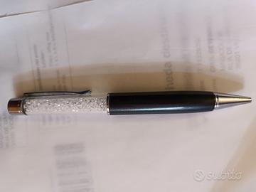 Swarovski elegante penna a sfera con cristalli - Collezionismo In