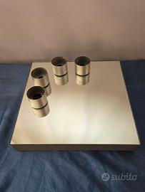 Plafoniera A Specchio Anni 70 Lampadario Design 