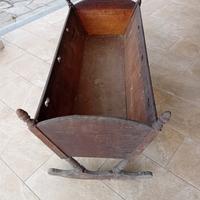 culla vintage in legno