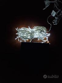 Tenda natalizia luminosa a stalattite