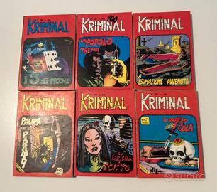 Kriminal - 6 nri over 350, singoli 18€ cduno.
