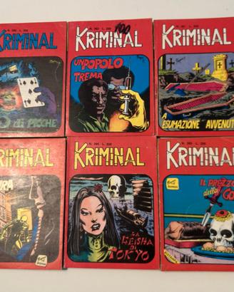 Kriminal - 6 nri over 350, singoli 18€ cduno.