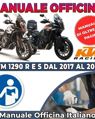 Manuali Officina KTM 1290 R e S 2017 al 2020 ITA