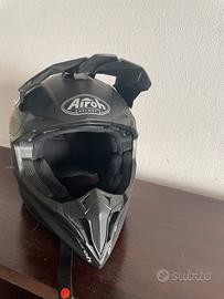 Casco cross Airoh Wraaap nero opaco tg. L